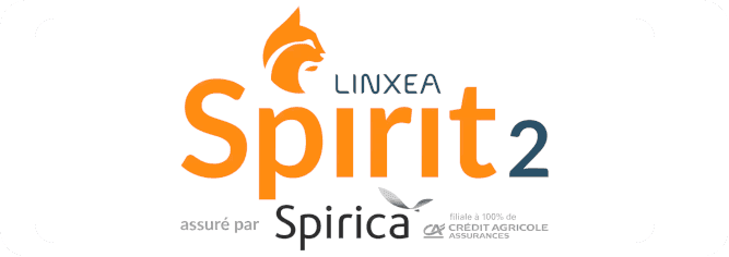 Logo du contrat Linxea Spirit 2, assuré par Spirica